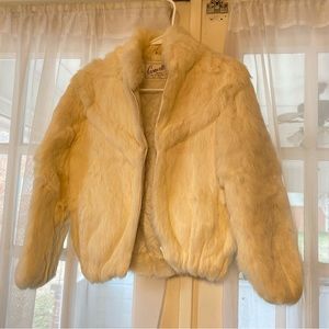 Caravelle rabbit fur coat